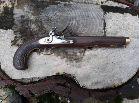 C - ARMI ANTICHE - PISTOLE (P) - PISTOLA A PIETRA �KETUCKY� (REPLICA PEDERSOLI)	