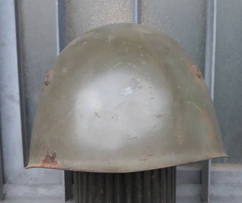 I - MILITARIA STORICA - ELMETTI (E) - E.I.   ELMETTO M.33  VERDE  PALUDE 