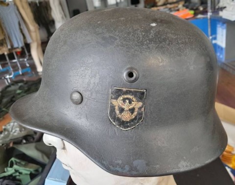 I - MILITARIA STORICA -  - ELMETTO M.40  Pol. / Fe.Gen.  BIDECAL.