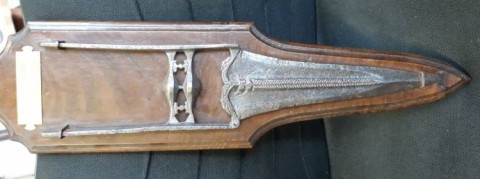 C - ARMI ANTICHE -  - KATAR  SUD INDIA  (MISORE) DECORATO,  IN FERRO.  SEC.XVII-XVIII.