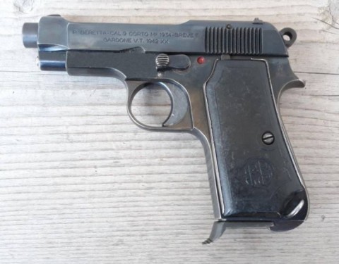 F - ARMI DISATTIVATE -  - PISTOLA  BERETTA M.34  Cal. 9 corto  1942-XX  (1)	