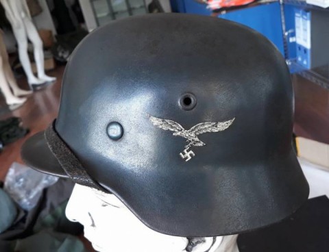 I - MILITARIA STORICA -  - LW  ELMETTO M.40  MONOFREGIO (1)