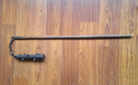 C - ARMI ANTICHE - ARMI DA BOTTA  (BO) - MAZZAFRUSTO A DUE MANI.  GERMANIA  SEC. XVI