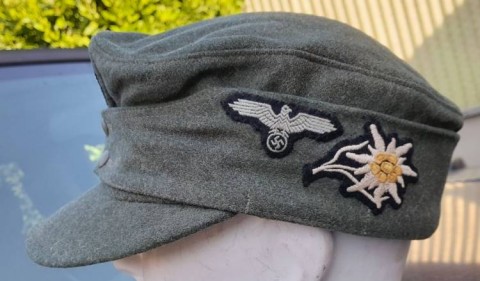 I - MILITARIA STORICA -  - W. SS	BERGMUTZE TRUPPA/NCO FREGI <1942 RICAMATI.