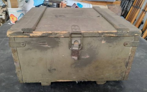 N - ESERCITO/MARINA  >1945 - ATTREZZATURA (AT) - CK	CASSA IN LEGNO PORTAMUNIZIONI CAL. 7,62 
