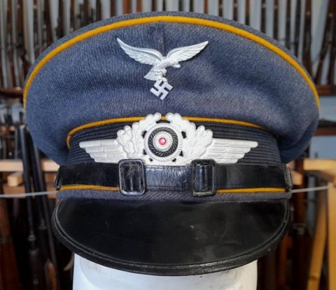 I - MILITARIA STORICA - COPRICAPI (C) - LW  	SCHIRMUTZE  SOTT. FJ-VOLO 1� TIPO.