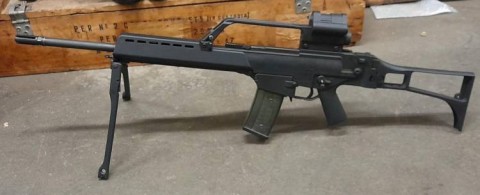 E - ARMI ATTIVE - FUCILI (F) - CARABINA Semiauto H&K Mod. SL8 (G.36)  Cal. 223 R.   Calcio Pieghevole ed Ottica.