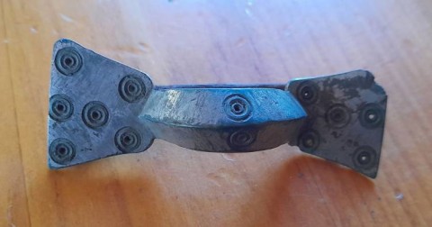 B - ARCHEOLOGIA - FIBULE (FI) - Fibula �ad Arco� Altomedievale  Merovingia in Argento  �  VII-VIII sec. d.C.  (A012) 