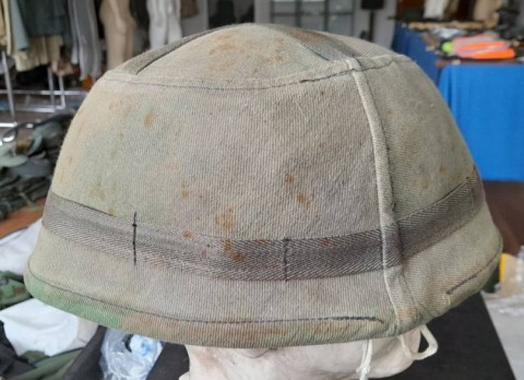 I - MILITARIA STORICA -  - LW-FJ   COPRIELMELMETTO  x  M.38 IN TELA MIMETICA.