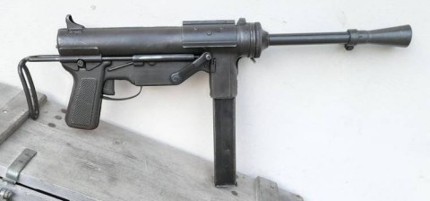  -  - US  M.3   GREASE GUN  Cal. 45 ACP  Parkerizzato c./Spengifiamma.