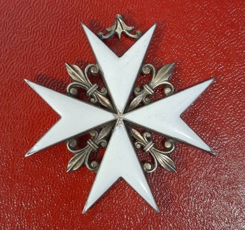 I - MILITARIA STORICA -  - SPAGNA   Croce  dell�Ordine della Cruz Blanca al Merito Militare in Argento e Smalto.