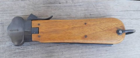 D - ARMI BIANCHE - COLTELLI - PUGNALI  (CP) - COLTELLO GRAVITA� FJ  Mod. 1937 II TIPO BRUNITO (2).