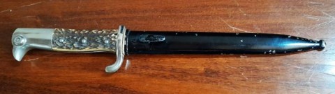 D - ARMI BIANCHE -  - BAIONETTA/PUGNALE  POLIZEI Mod. 39/44  Tipo Corto.