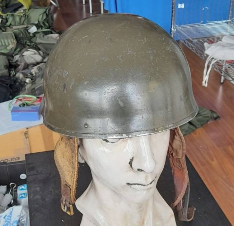 I - MILITARIA STORICA -  - ELMETTO MOTOCICLISTI-PILOTI ALIANTI  � Dispatch Rider�  Verde.