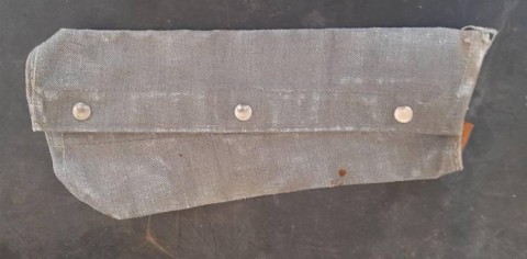 H - ACCESSORI -  - GB   COPRIOTTURATORE TELA GRIGIA  x FUCILE ENFIELD.