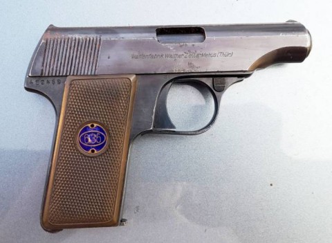 E - ARMI ATTIVE -  - PISTOLA  WALTHER M.8   MILITARE.  Cal. 6,35 Br.  