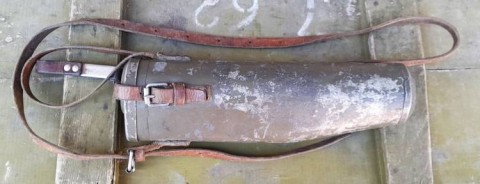 H - ACCESSORI - OTTICHE (O) - CUSTODIA  x  OTTICA  �AJACK  M.41�  IN ALLUMINIO. VERDE.