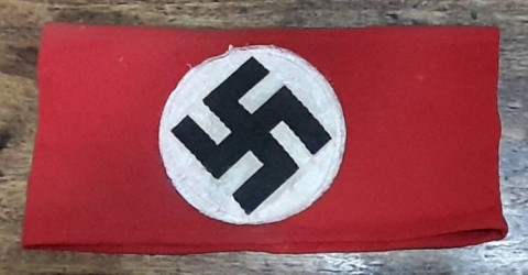 I - MILITARIA STORICA -  - NSDAP � SA  FASCIA DA BRACCIO TRUPPA  IN LANA  (067).