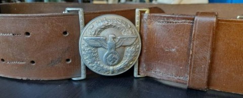 I - MILITARIA STORICA - FIBBIE E CINTURONI (FC) - NSDAP  CINTURONE LEITER	�RZM  M4/24�	