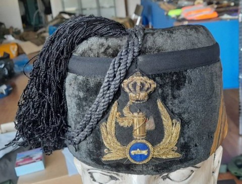 I - MILITARIA STORICA -  - MVSN 	 FEZ DA CENTURIONE DELLA MILIZIA STRADALE.