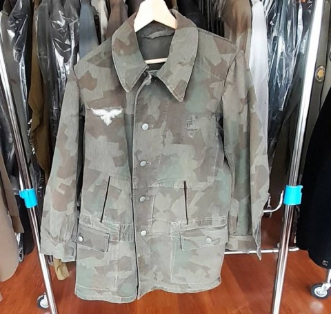 I - MILITARIA STORICA - DIVISE (DI) - LW	 GIACCONE  FD  MIMETICO  SCHEGGE 2 TASCHE + 2.