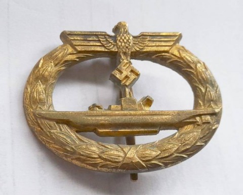 I - MILITARIA STORICA -  - BREVETTO  KM  U-BOOT (2)  �Schwerin Berlin 68�	