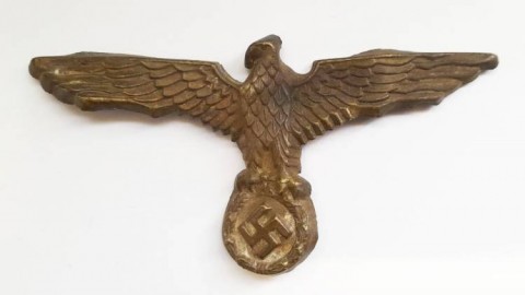 I - MILITARIA STORICA -  - WH   AQUILA  DA PETTO IN METALLO.
