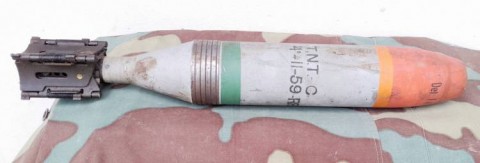 F - ARMI DISATTIVATE -  - BOMBA G.C. MORTAIO M.35 da 81 mm. 