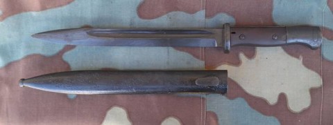 D - ARMI BIANCHE -  - BAY  K98k  M.84/98  LEGNO.  �43 asw�.  Monomatricola.