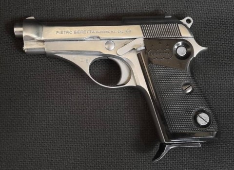 E - ARMI ATTIVE -  - PISTOLA  BERETTA  Mod. 70  Cal. 7,65 Br.	I Tipo INOX.