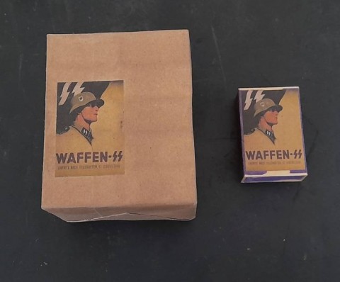 I - MILITARIA STORICA -  - SS  	SCATOLA FIAMMIFERI PER PERSONALE All./W. SS.