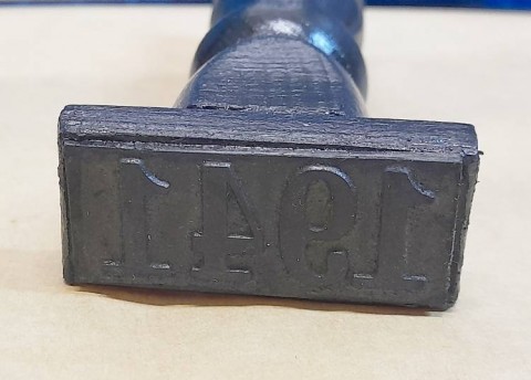 I - MILITARIA STORICA -  - WH	TIMBRO  Rettangolare  �1941�   COPIA	