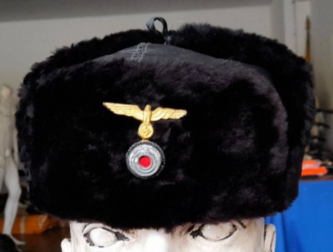 I - MILITARIA STORICA - COPRICAPI (C) - KM   SOMM.   PELZMȔTZE PELLE GRIGIA.