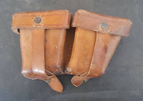 I - MILITARIA STORICA -  - GIBERNE x Steyr  M.95  Cuoio Marrone,  �1900�.	