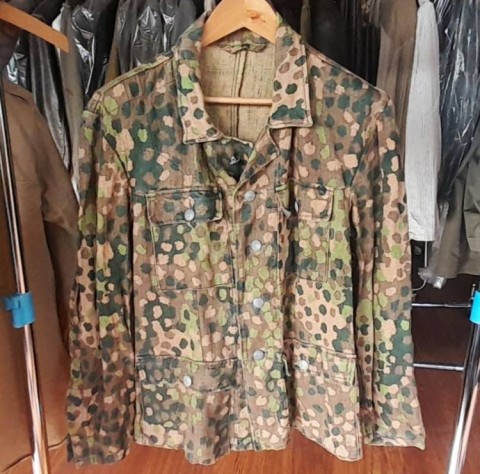 I - MILITARIA STORICA -  - W-SS	GIACCA MIMETICA  M.43  DRILLICH.	