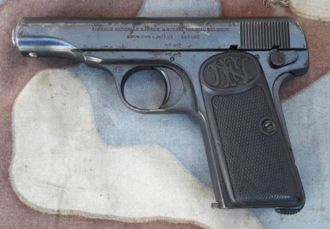 F - ARMI DISATTIVATE -  - PISTOLA BROWNING M.1910  Cal. 7,65.