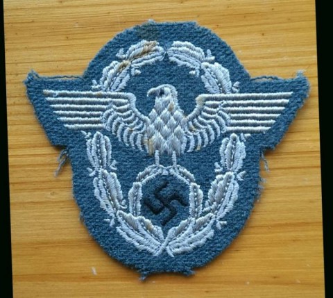 I - MILITARIA STORICA -  - SCHUTZPOLIZEI   AQUILA  da BRACCIO TRUPPA.