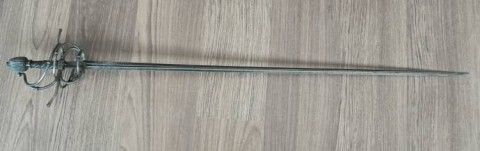 C - ARMI ANTICHE -  - SPADA  DA LATO  �A GABBIA�.    Brescia, 1580.