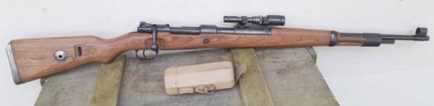 F - ARMI DISATTIVATE -  - FUCILE   MAUSER K.98k   �byf 41�   Sniper con Zf.41 + Scatola.