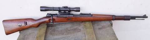 E - ARMI ATTIVE -  - MAUSER K98k  Sniper   �duv 42� � Ottica Zf.39 �Rudiger 5x�  Attaccchi Laterali Corti.