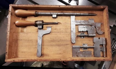 H - ACCESSORI -  - REI - EI	  CASSETTA VERIFICATORI  x  FUCILE CARCANO 1891.