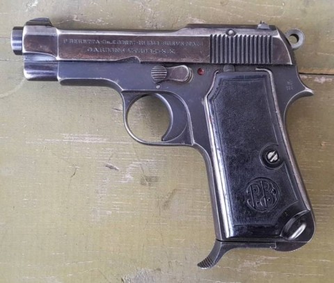 F - ARMI DISATTIVATE -  - PISTOLA  BERETTA M.34  Cal. 9 corto  1940-XIX   �R.E.�  �4UT�.
