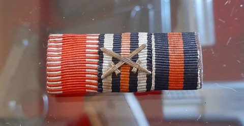 I - MILITARIA STORICA -  - WH   BARRETTA  ONOREFICENZE  3 NASTRINI  (1)