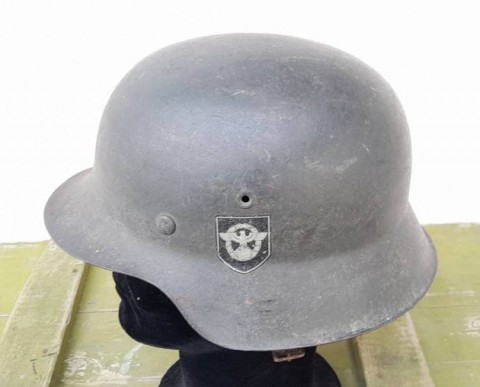 I - MILITARIA STORICA -  - ELMETTO M.42  POLIZEI BIFREGIO.
