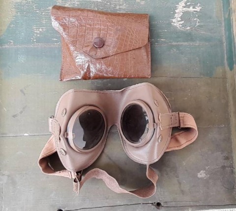 I - MILITARIA STORICA -  - WH   OCCHIALI MULTIUSO 55%  + CUSTODIA .