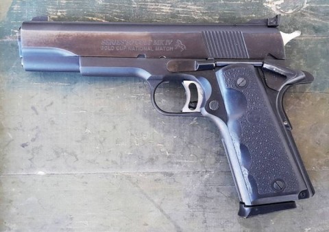 E - ARMI ATTIVE -  - PISTOLA   COLT SERIE 80  MKIV  GOLD CUP NATIONAL MATCH.  Cal. 45 ACP